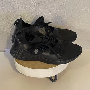 US Polo Assn Mens Black Sneakers Size 10M
